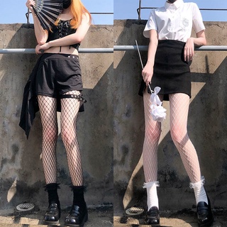 Quần Tất Lưới Màu Đen Phong Cách Lolita Nhật Bản Thời Trang Mùa Hè Cho Nữ