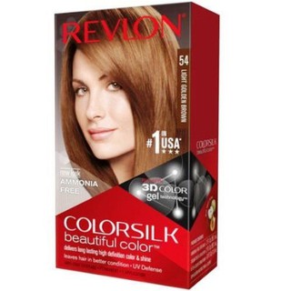Thuốc Nhuộm Tóc Số 54 Nâu Ánh Kim Revlon Colorsilk chính hãng