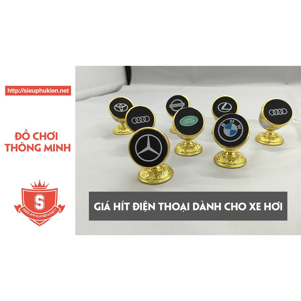 Bộ Hít Nam Châm Giá Đỡ Điện Thoại Trên Xe Hơi, Ôtô 360 Độ | BigBuy360 - bigbuy360.vn