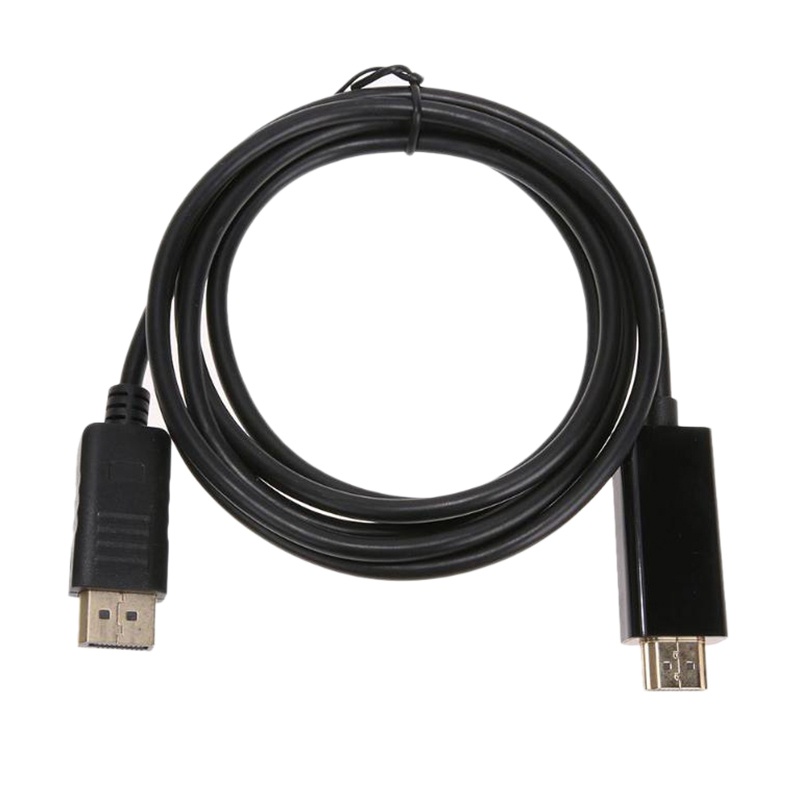 DP TO HDMI Adapter Cable DP to HDMI Cable Extension Cable 1.8 M 1080P Notebook Converter HD Cable