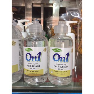 Chai Gel rửa tay khô sạch khuẩn 250ml_( mùi hương cực dễ chịu)