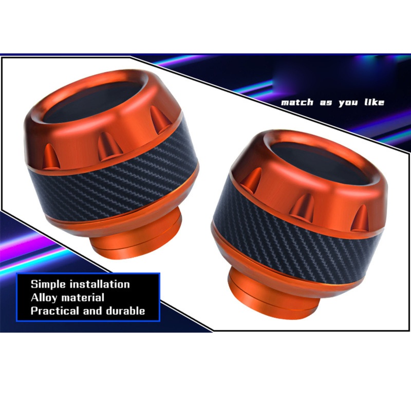 Ior Bộ 2 Cốc Hợp Kim CNC Bảo Vệ Phuộc Trước Chống Nổ Cho Xe Máy