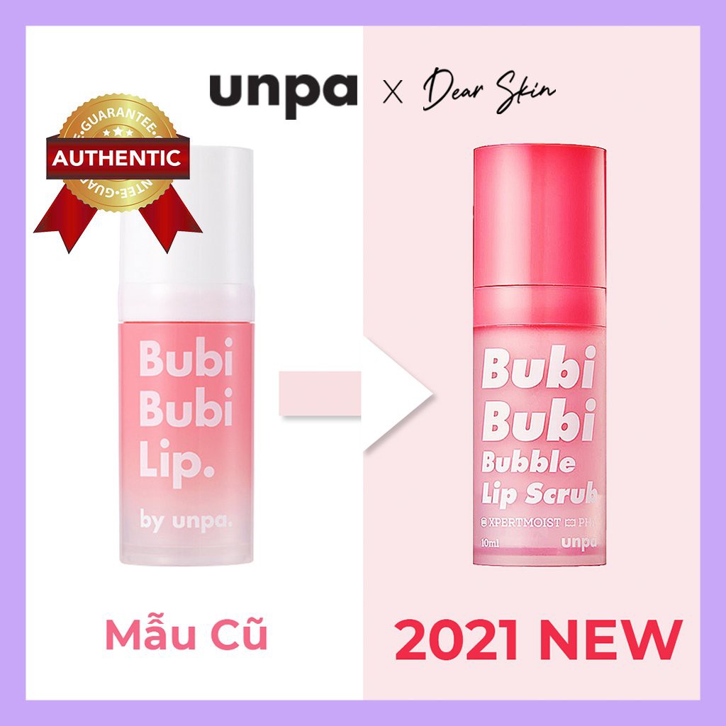 [Mẫu Mới 2021] Bubi Bubi Lip Son Dưỡng môi tẩy tế bào chết môi - tẩy da chết môi - gel làm mềm và hồng môi By Unpa | BigBuy360 - bigbuy360.vn