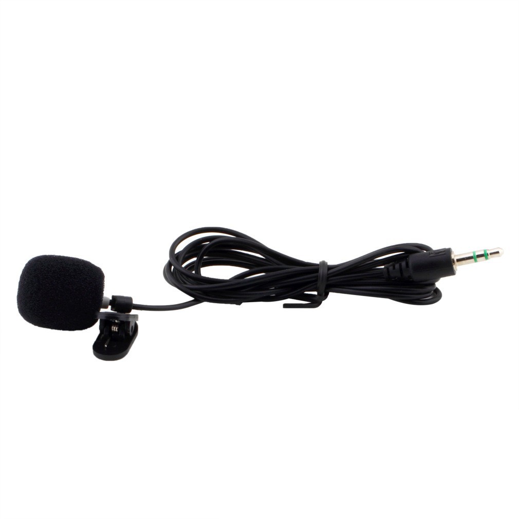 Micro cài áo mini 3.5mm Xách tay Mini 3.5 mét Tie Ve Áo Lavalier Clip Microphone cho Bài Giảng Giảng Dạy