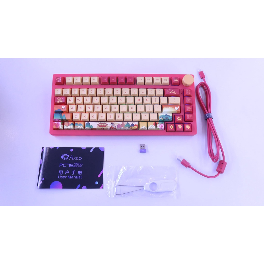 Bàn phím cơ AKKO PC75B Plus Year of Tiger_Hàng chính hãng, bảo hành 12 12 tháng