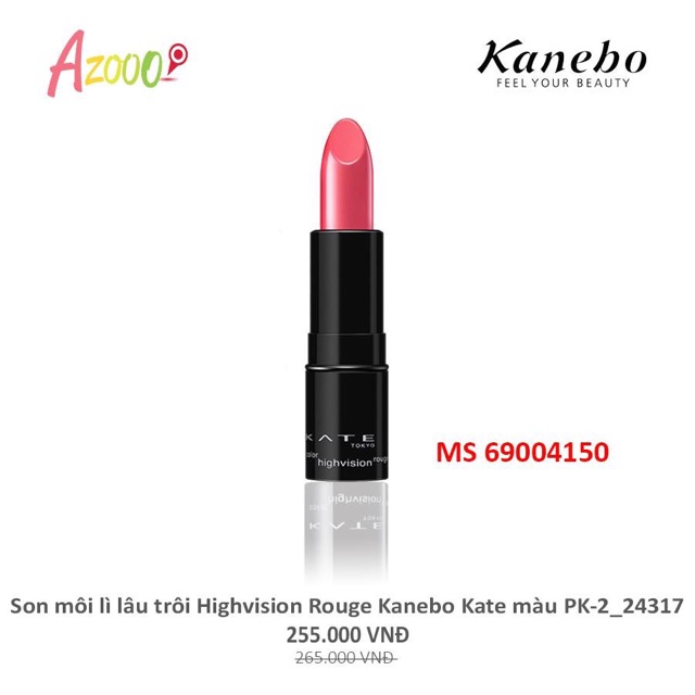 Son môi lì lâu trôi Kanebo Kate màu đỏ cam, màu cam, màu đỏ, màu hồng baby | BigBuy360 - bigbuy360.vn