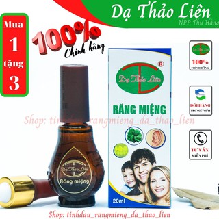 [20ml] Tinh Dầu Răng Miệng Dạ Thảo Liên Chính hãng - sâu răng, hôi miệng, nhiệt miệng, nấm lưỡi