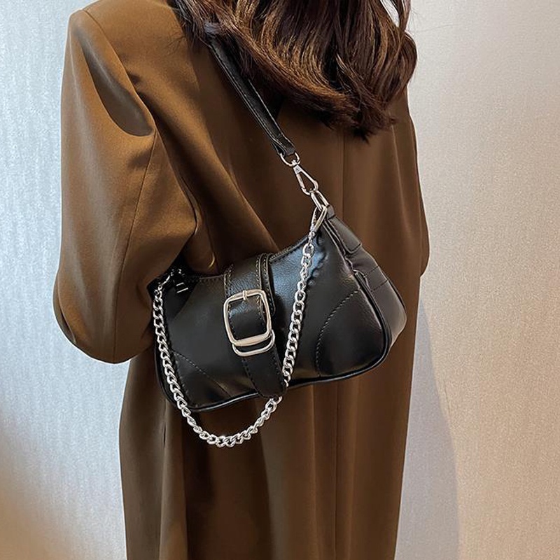 Túi đeo dưới cánh tay Hình Vuông Cỡ Nhỏ Phong Cách Phương Tây Dễ Phối Đồ Thời Trang Cho Nữ