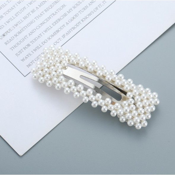 Kẹp Tóc Đính Hạt Sang Trọng Kiểu Hàn Quốc