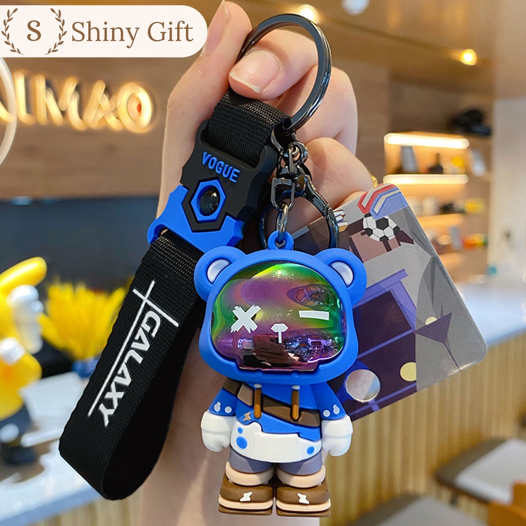 Móc khóa gấu galaxy