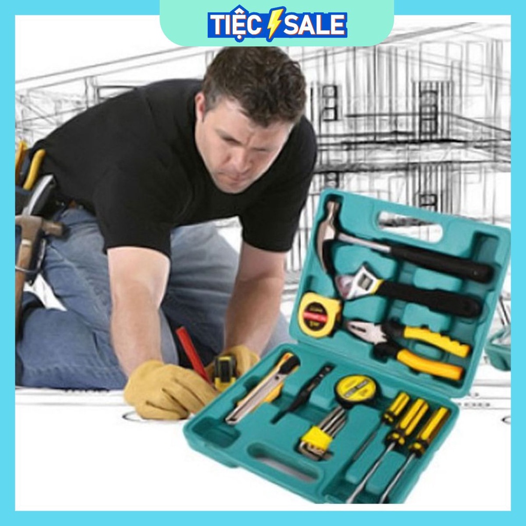 BỘ DỤNG CỤ SỬA CHỮA GIA ĐÌNH 16 MÓN _ Giá Bán Sỉ Lẻ