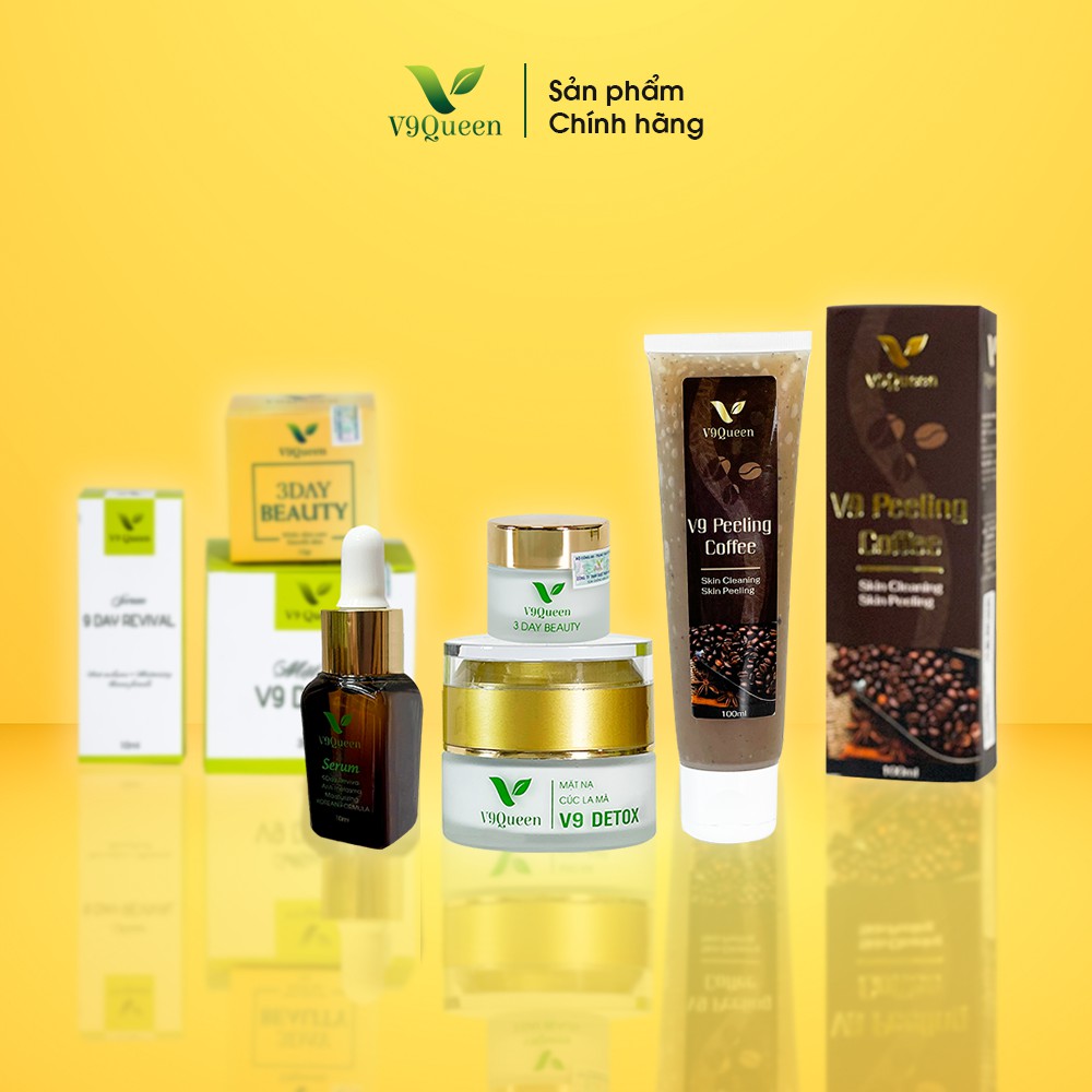 Combo Xóa Nám, Trắng Da V9QUEEN