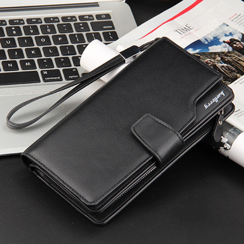 Ví Da Nam Dáng Dài Phong Cách Hàn Quốc