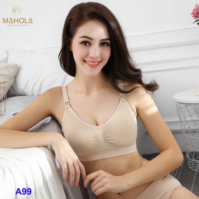 [Mã FAMARAL2 giảm 10K đơn 50K] Áo lót bầu và con bú ôm,nâng ngực (ngực 80cm-130cm)