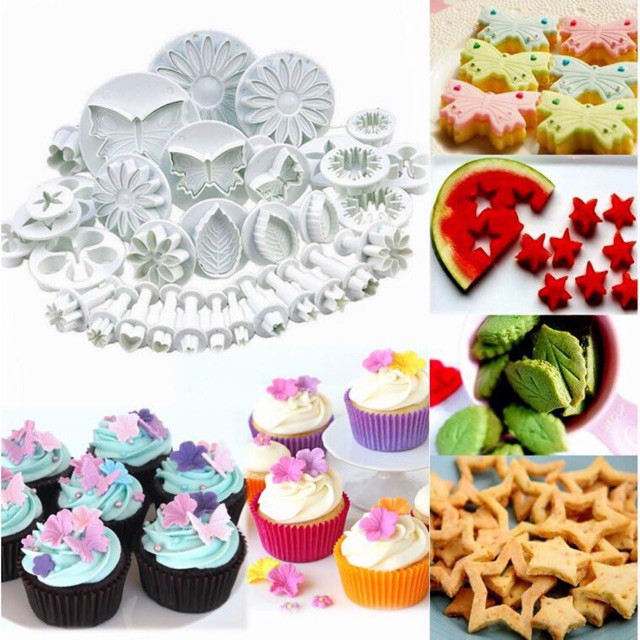 Bộ nhấn Fondant 33 chi tiết