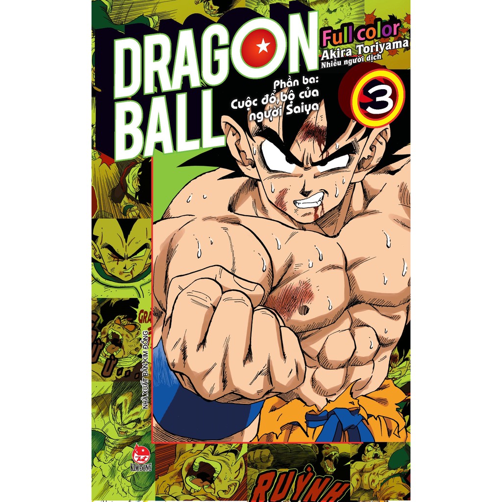 Truyện tranh Dragon Ball Full Color - Phần 3 - Tập 3 - NXB Kim Đồng - 7 viên ngọc rồng full màu - Tặng kèm Standee