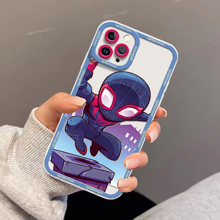 Ốp Điện Thoại Silicon TPU Mềm Trong Suốt Họa Tiết Hoạt Hình Cho IPhone 14 13 12 11 Pro X XS MAX XR Mini 6S 7 8 Plus