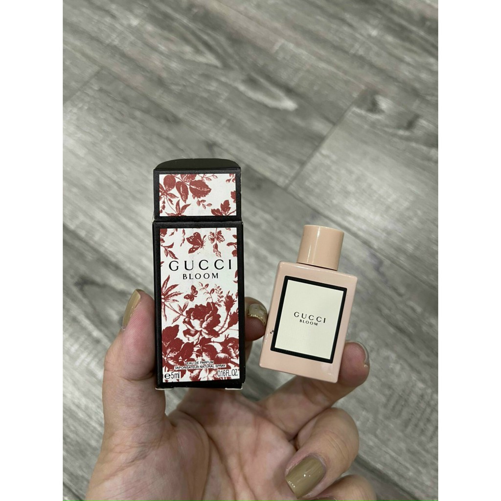 [sỉ mini ] Nước Hoa Nước Hoa Nữ Gucci Bloom đỏ hoa lài 5ml