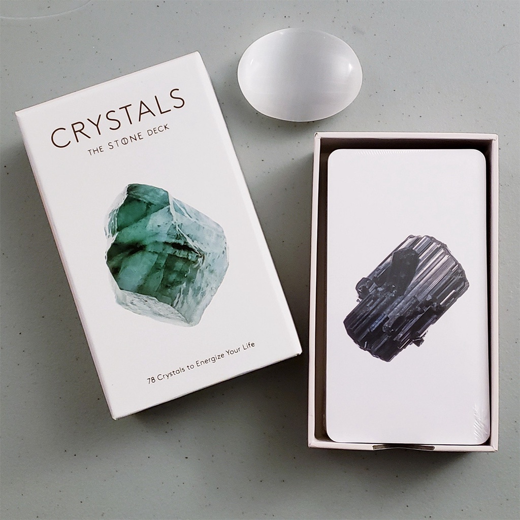Bộ Bài Crystals The Stone Deck (Mystic House Tarot Shop)
