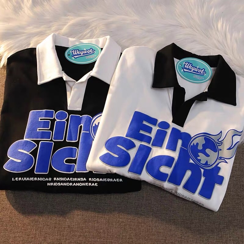 [ Rẻ vô địch ] Áo thun có cổ , áo polo dáng rộng unisex - EIN