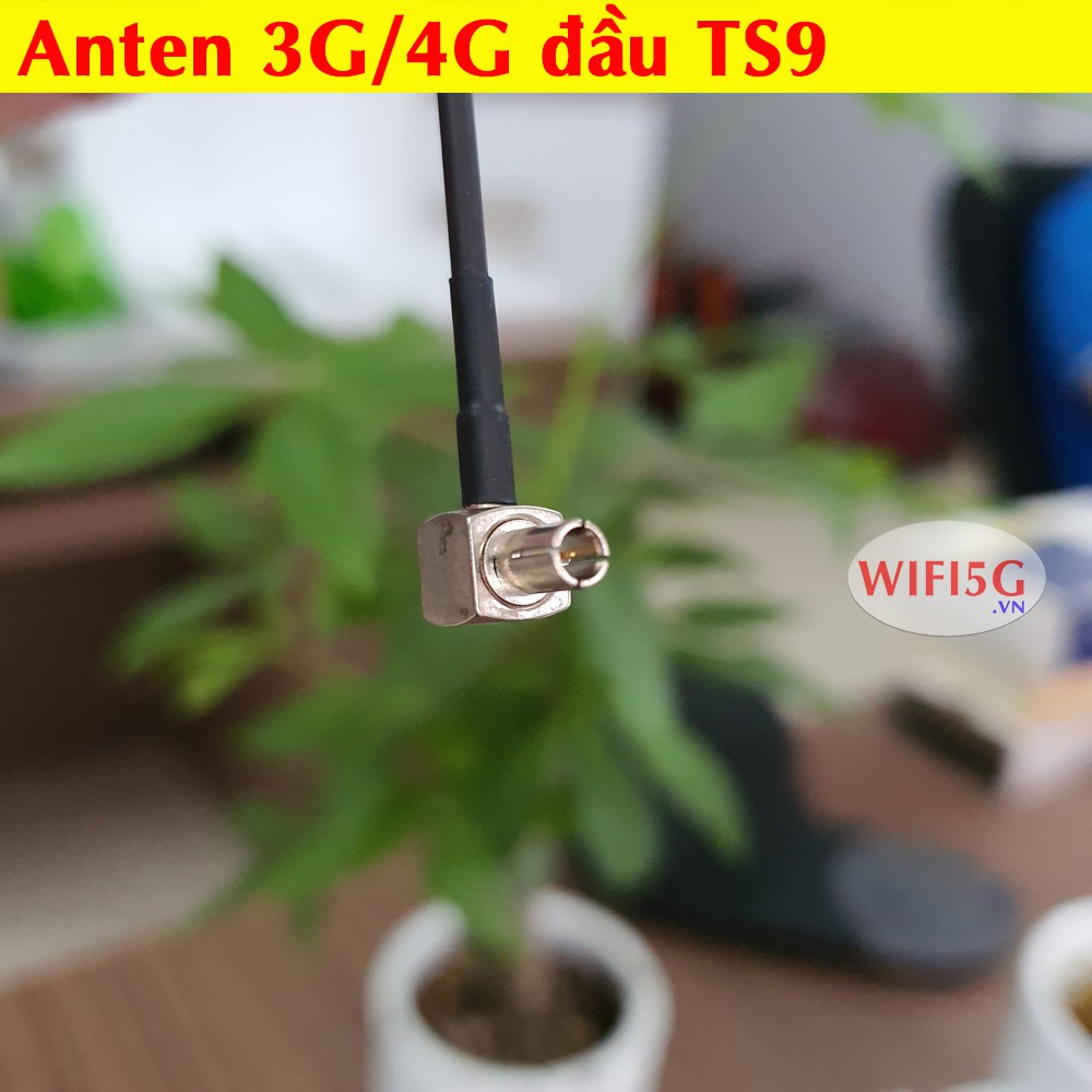 Anten4G  hỗ trợ thu sóng 3G/4G chuẩn TS9 8dbi dài 16.5cm có thể uốn cong