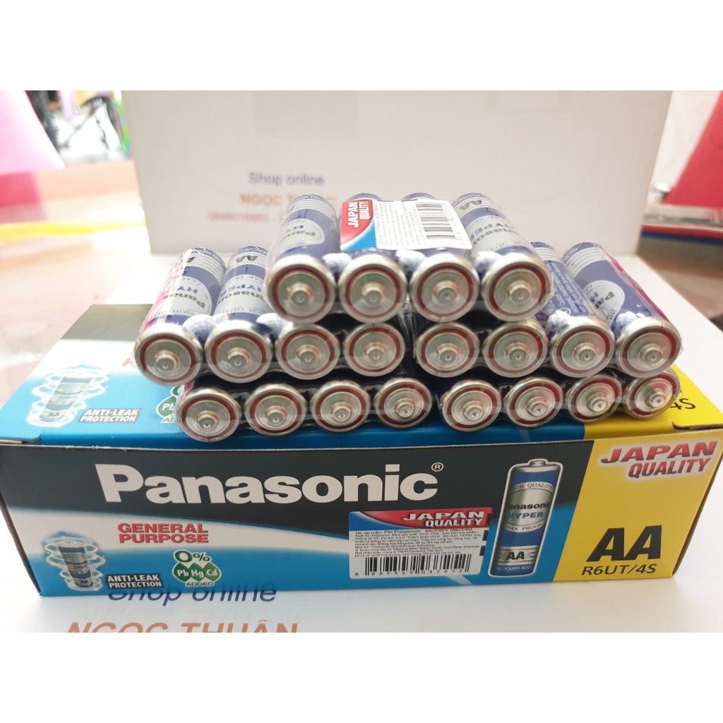 Hộp 60 Viên Pin Panasonic AA R6DT/4S
