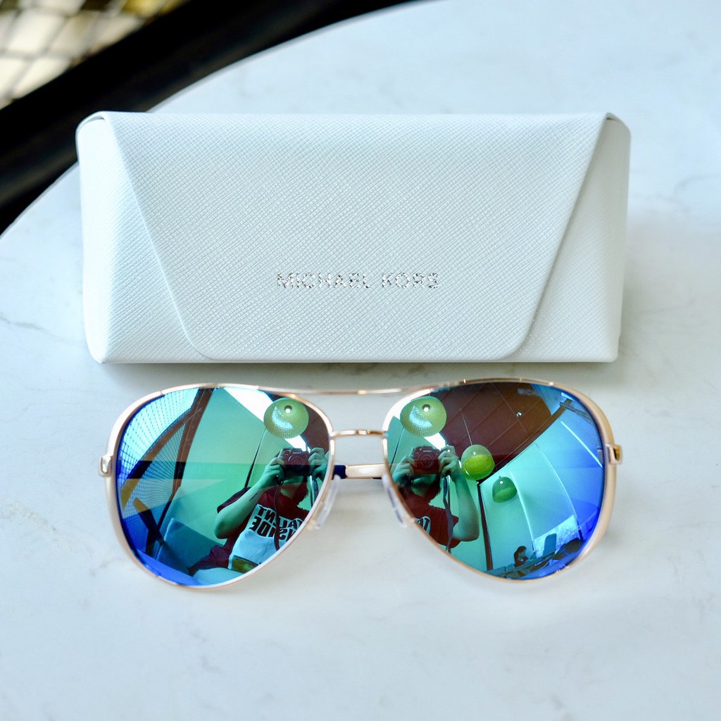 Kính mát nữ Michael Kors 0MK5004 Blue tráng gương