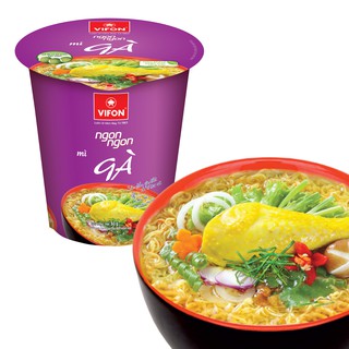 Mì Ngon Ngon Gà 60G thùng 24 ly