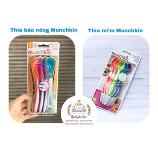Thìa báo nóng / thìa mềm Muchkin cho bé ăn dặm