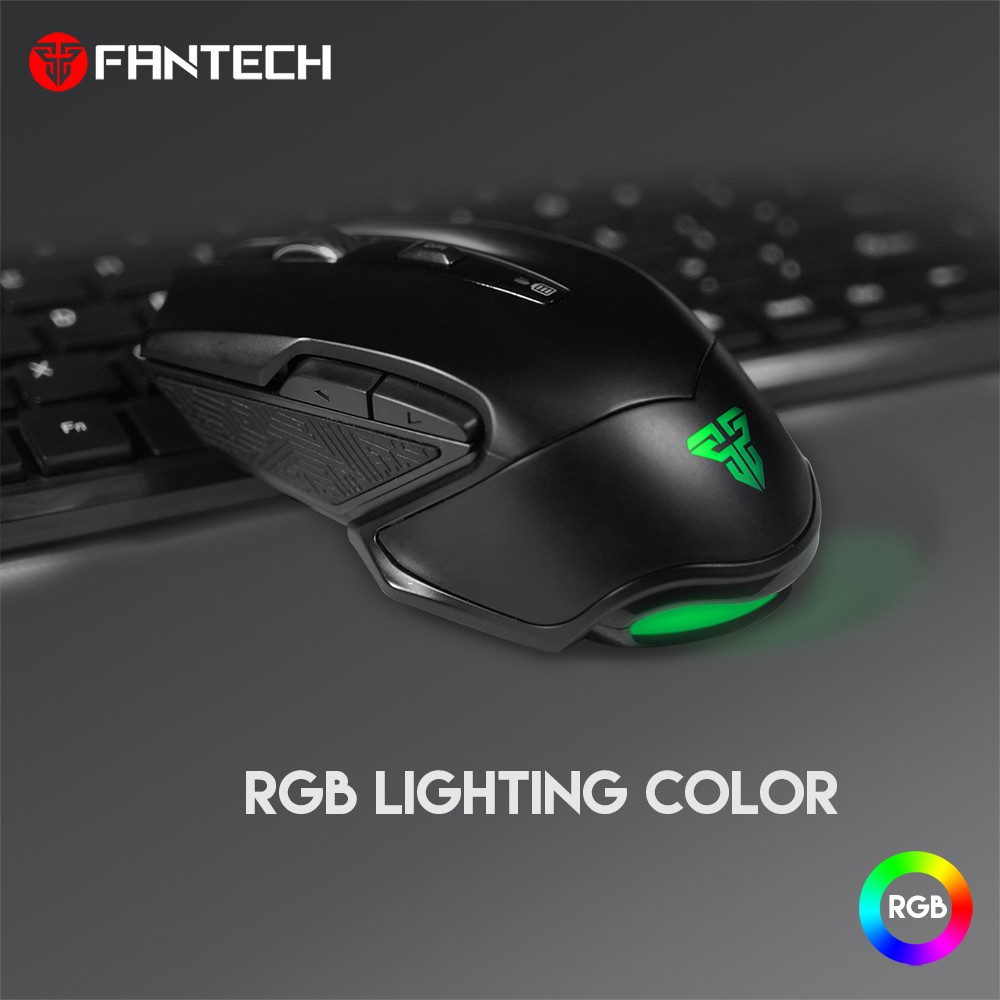 Combo FANTECH Unbound Bàn Phím K511 + Chuột Gaming Không Dây WGC1 - CBO K511 WGC1