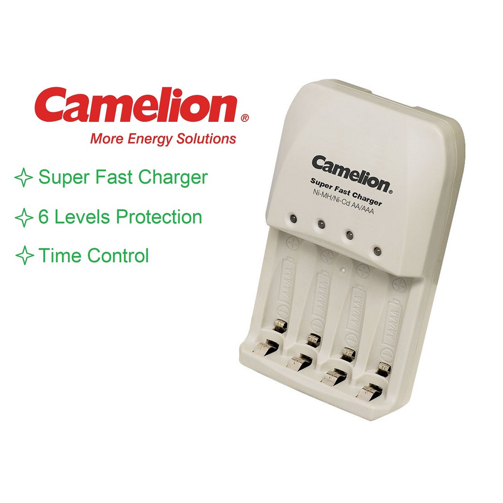Máy Sạc Nhanh Pin Tiểu AA, AAA Tự Động Ngắt Camelion BC0905A