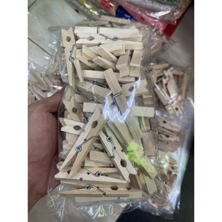 Kẹp gỗ 7cm ( màu gỗ )