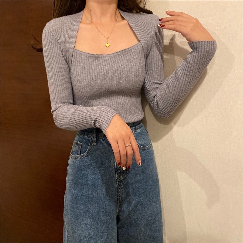 Áo Len Tay Dài Cổ Lọ Thời Trang Cho Nữ