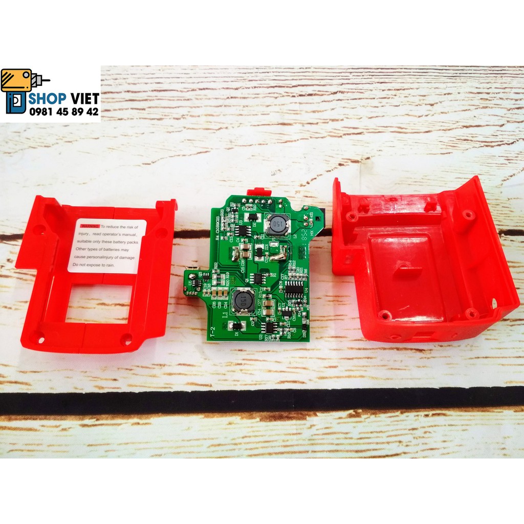 SV Sạc điện thoại từ pin Milwaukee 14V/18V thay thế M18 Power Source