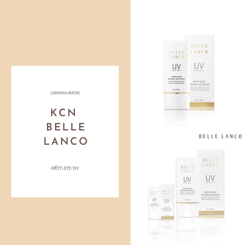 Kem Chống Nắng Belle Lanco - Water Glow Defense Sun Block