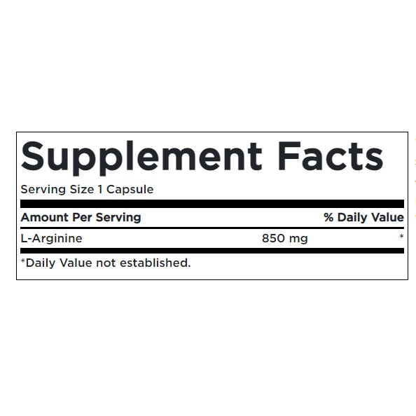 Viên Uống Tăng Sinh Lý Nam | Swanson L-Arginine 850mg  - Chính Hãng Suppcare Store