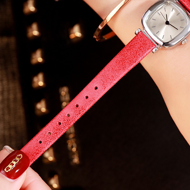 Đồng hồ nữ dây da DZG D016 tuyệt đẹp, mặt vạch xinh xắn, thời trang, mẫu mới nhất | BigBuy360 - bigbuy360.vn