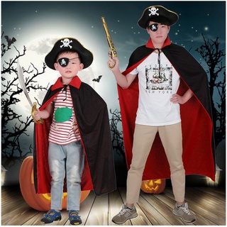 Áo choàng Cướp biển phù thủy, Áo choàng dành cho Ảo thuật gia 2 mặt 2 màu dày dặn