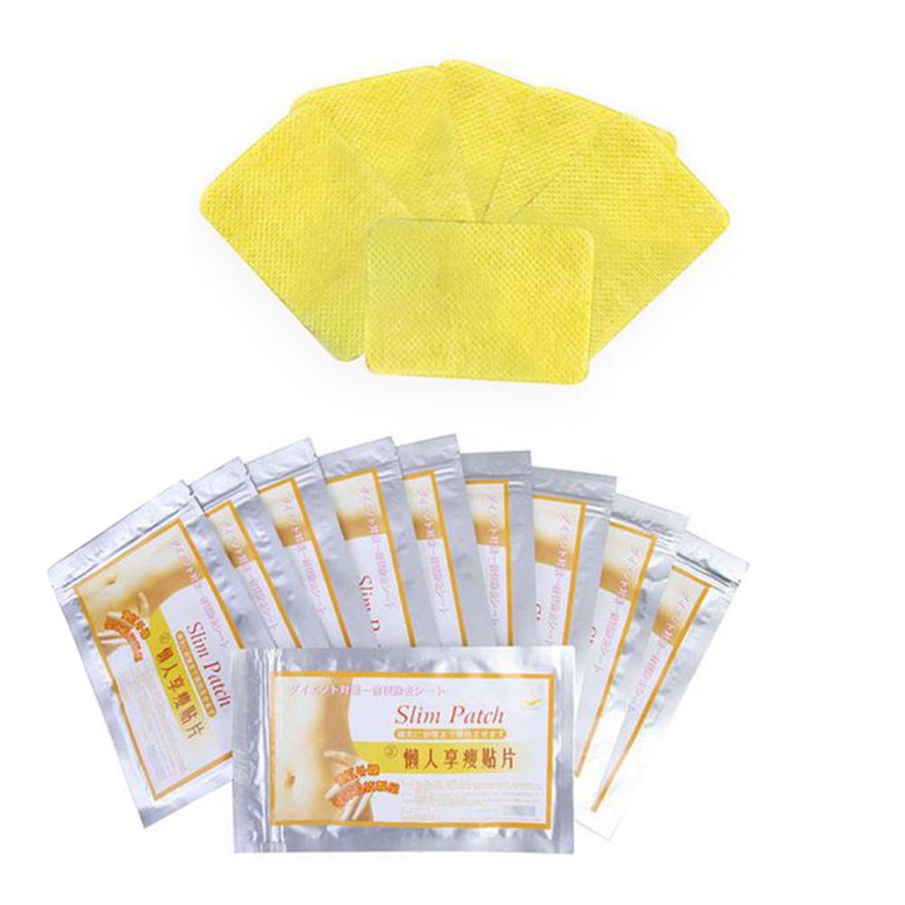 [Hàng mới về] Bộ 10 miếng dán làm thon gọn cơ thể hỗ trợ đốt cháy mỡ thừa giảm cân dành cho phái nữ