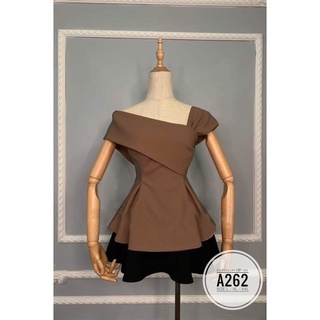 Bigsize Áo peplum rớt vai A262