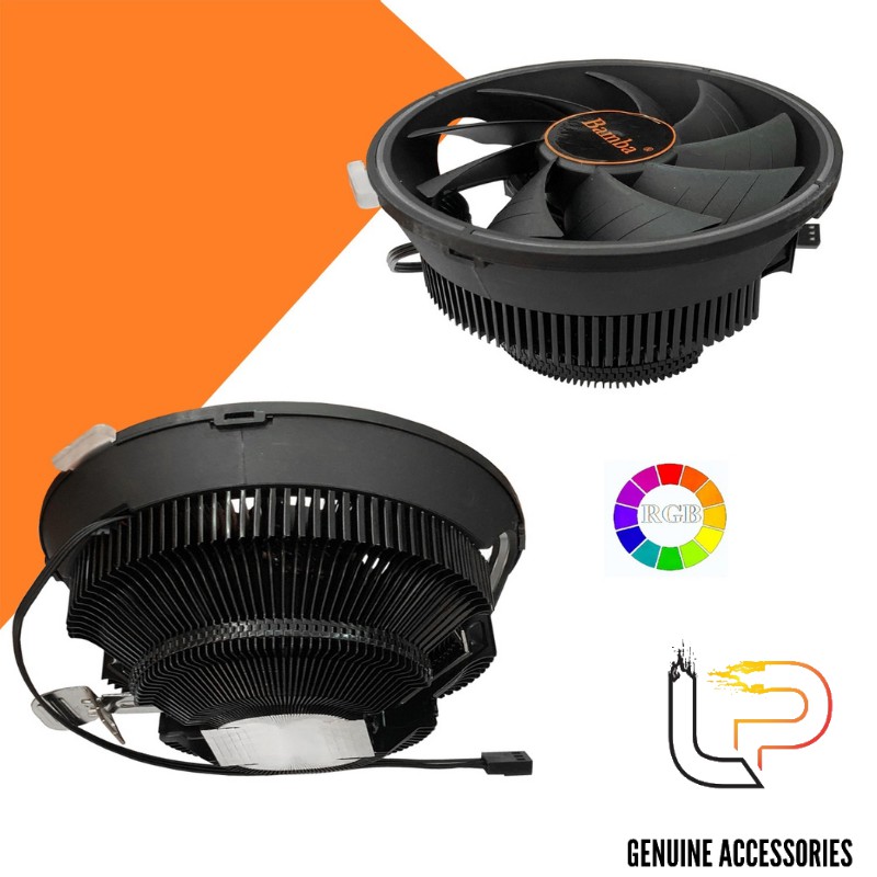 FAN CASE 775 BAMBA B10 - FAN CASE LED CPU INTELL 775,1150,1155,1151,1155,1156 &amp;AMD 754,939,940,AM2,AM3,FM1,FM2 BAMBA B10