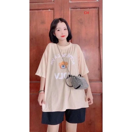 [MÃ UTNA69689 GIẢM 3000 ĐƠN 99K]Set bộ Thun GẤU Unisex❤Gồm ÁO PHÔNG+QUẦN ShorT♥️Chất cotton mịn | BigBuy360 - bigbuy360.vn
