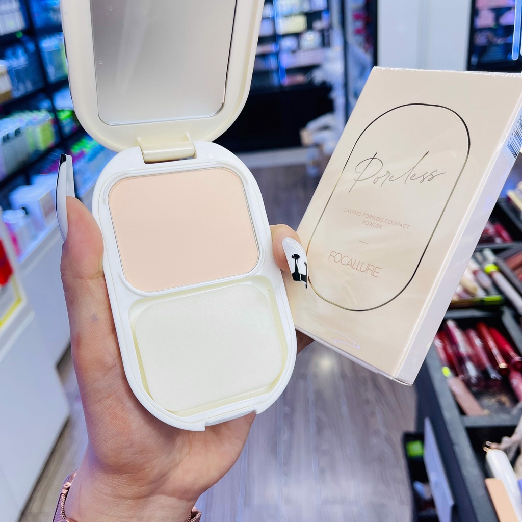 Phấn Phủ Kiềm Dầu Mịn Da FOCALLURE Lasting Poreless Compact Powder Nội Địa Trung | FA206