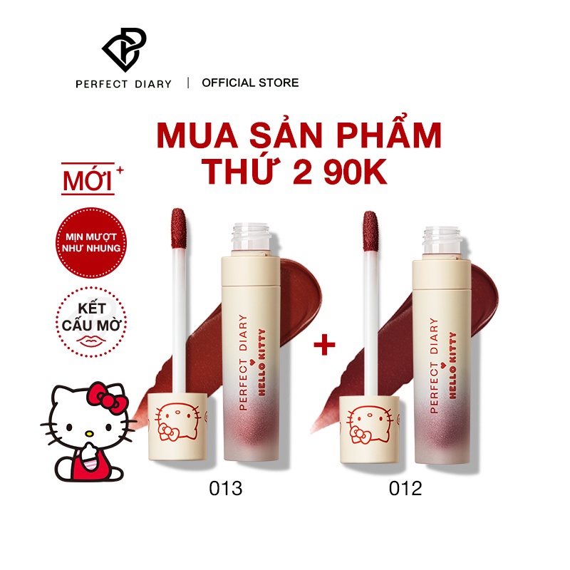 Son Velvet Stain Perfect Diary X Hello Kitty Enchanted Wonderland Phiên Bản Giới Hạn 4.6g