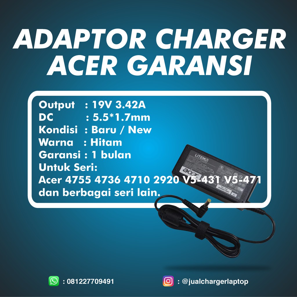 ACER Bảng mạch Aspire E1-410, E1-420, E1-422, E1-430, ES1-432 19V - 3.42A JOGJA YOGYA YOGYA