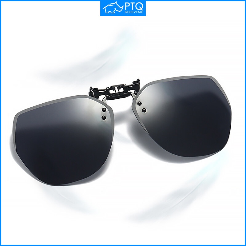 Kính Chống Nắng Phân Cực Không Gọng Thiết Kế Dạng Kẹp Mới Cho Nam Và Nữ