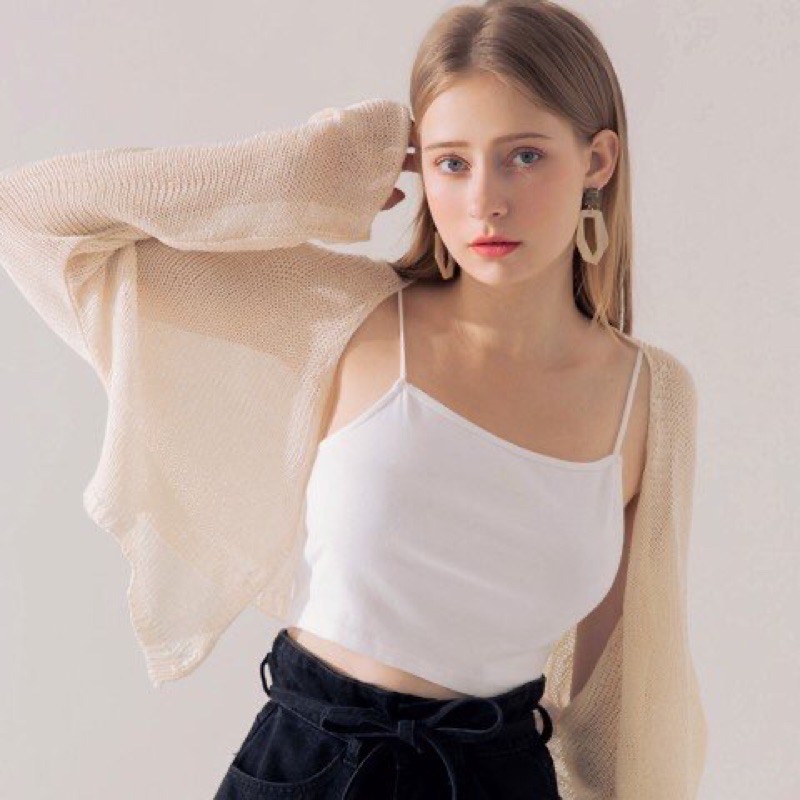 Khoác len cardi gan mỏng