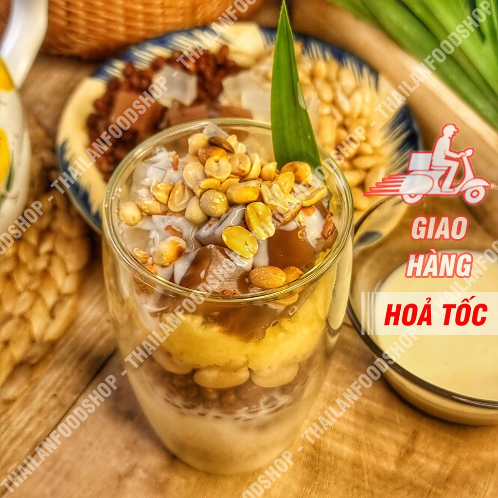 Set Chè Ba Màu Đầy Đủ Nguyên Liệu Nấu 10-12 Chén