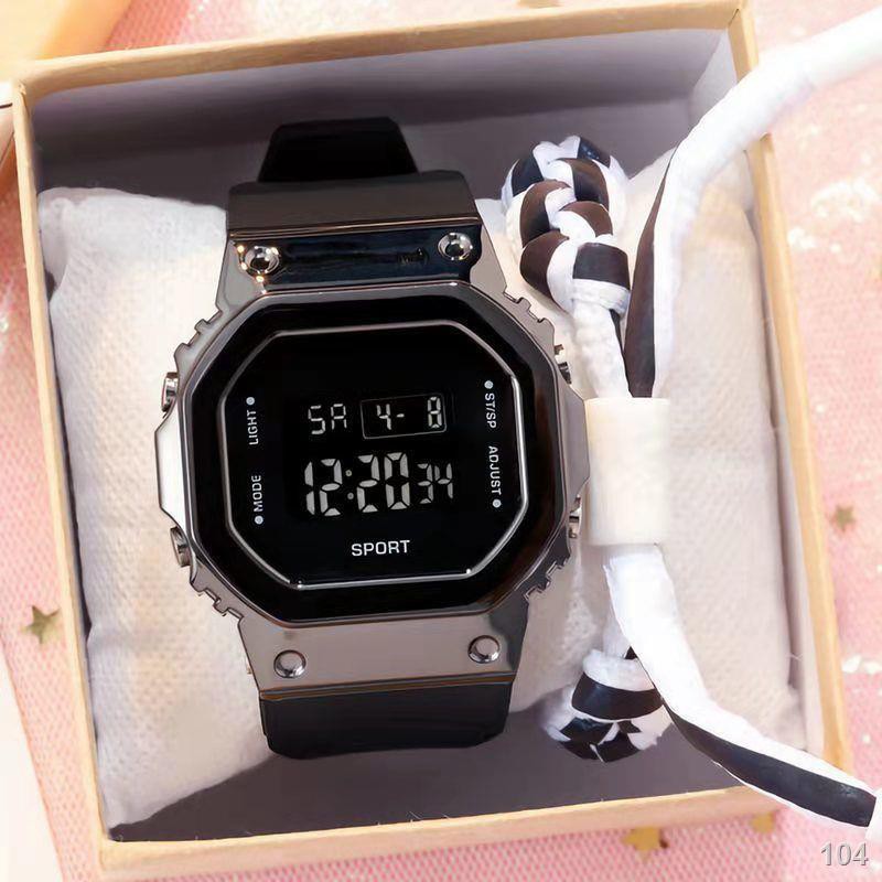 2021❆Đồng hồ nữ sinh phiên bản Hàn Quốc đơn giản trong gió học sinh trung học cơ sở đồng hồ trẻ em đồng hồ điện tử thể t