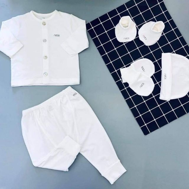 Bộ cài thẳng Nous petit trắng